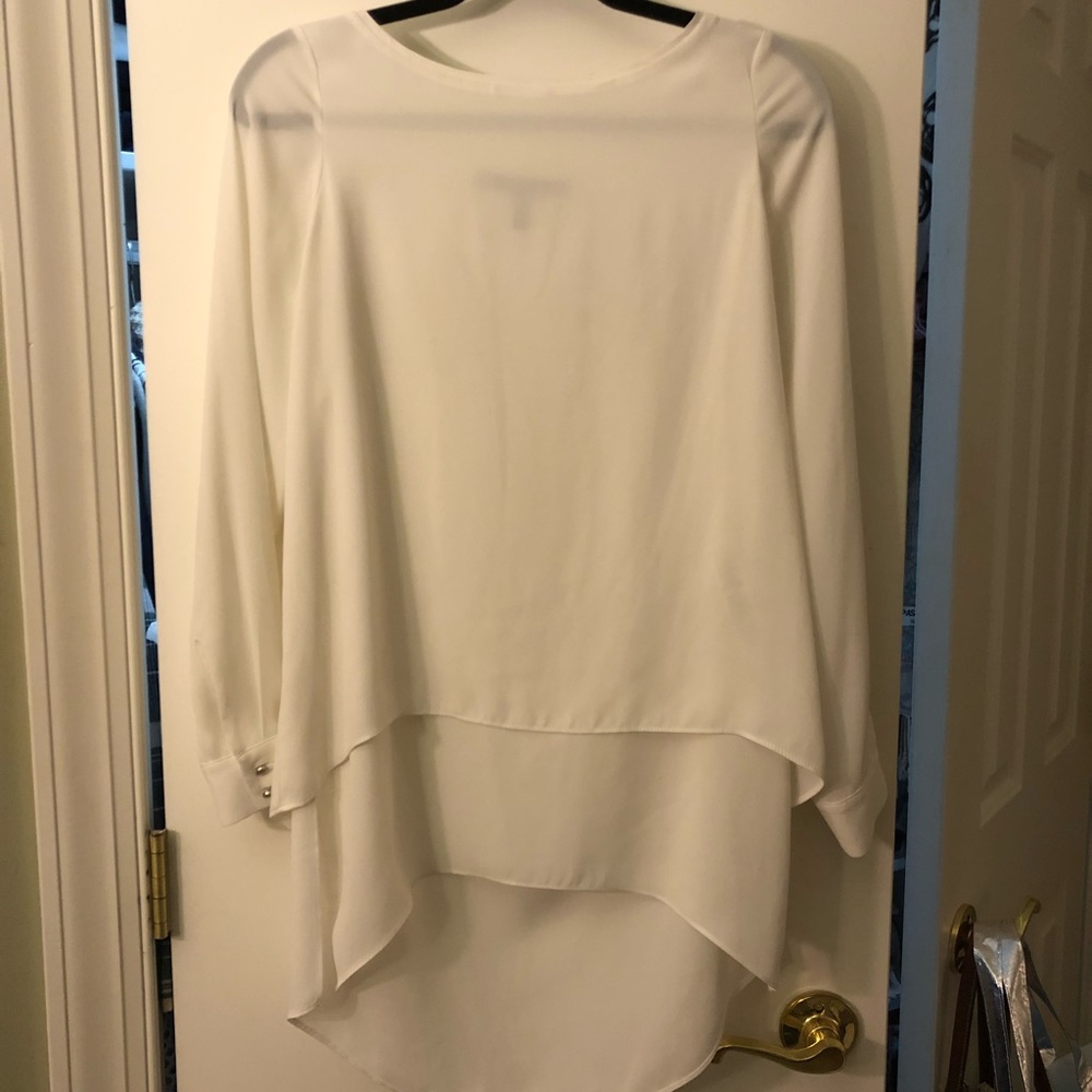 Layered Split Back Blouse - image 2